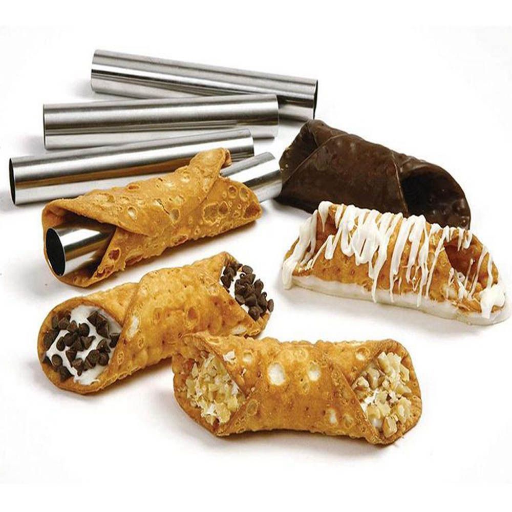 metal 6 pcs/set danish cannoli - огляд і ціна Danish Pancake Pan