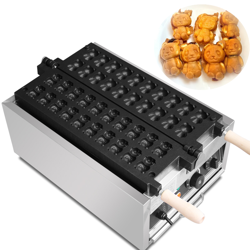 Commercial 20Pcs Bear Shape Ta - огляд і ціна Egg Waffle Pan